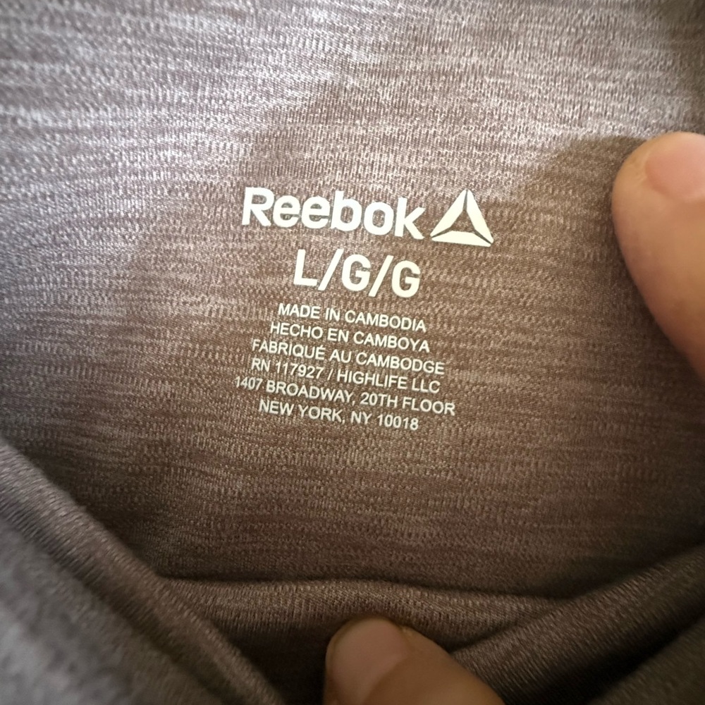 REEBOK Beige Athletic leggings. - Picture 3 of 3